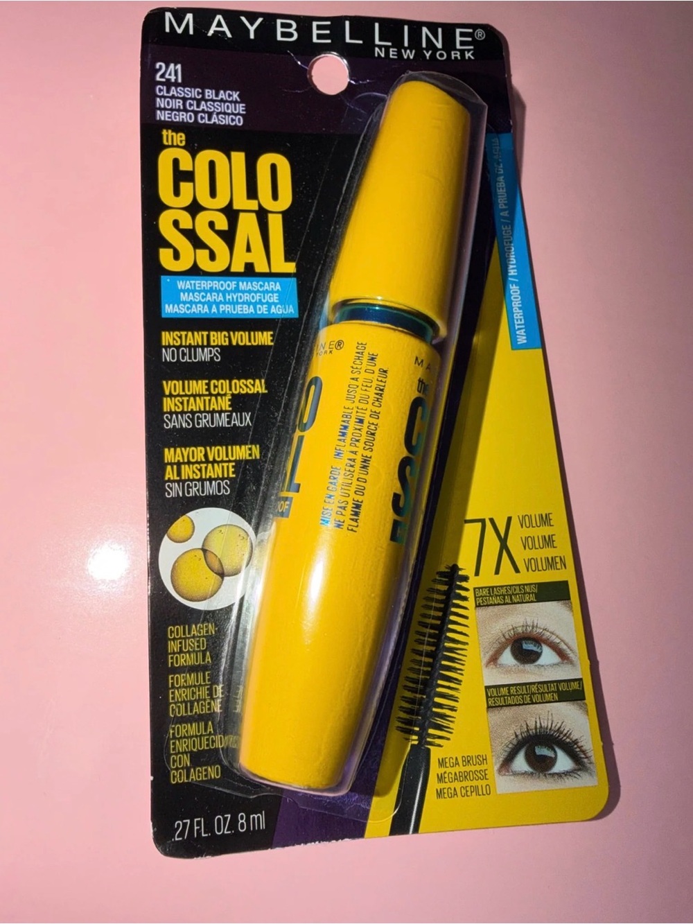 🎉Maybelline The Colossal Waterproof Mascara - Classic Black